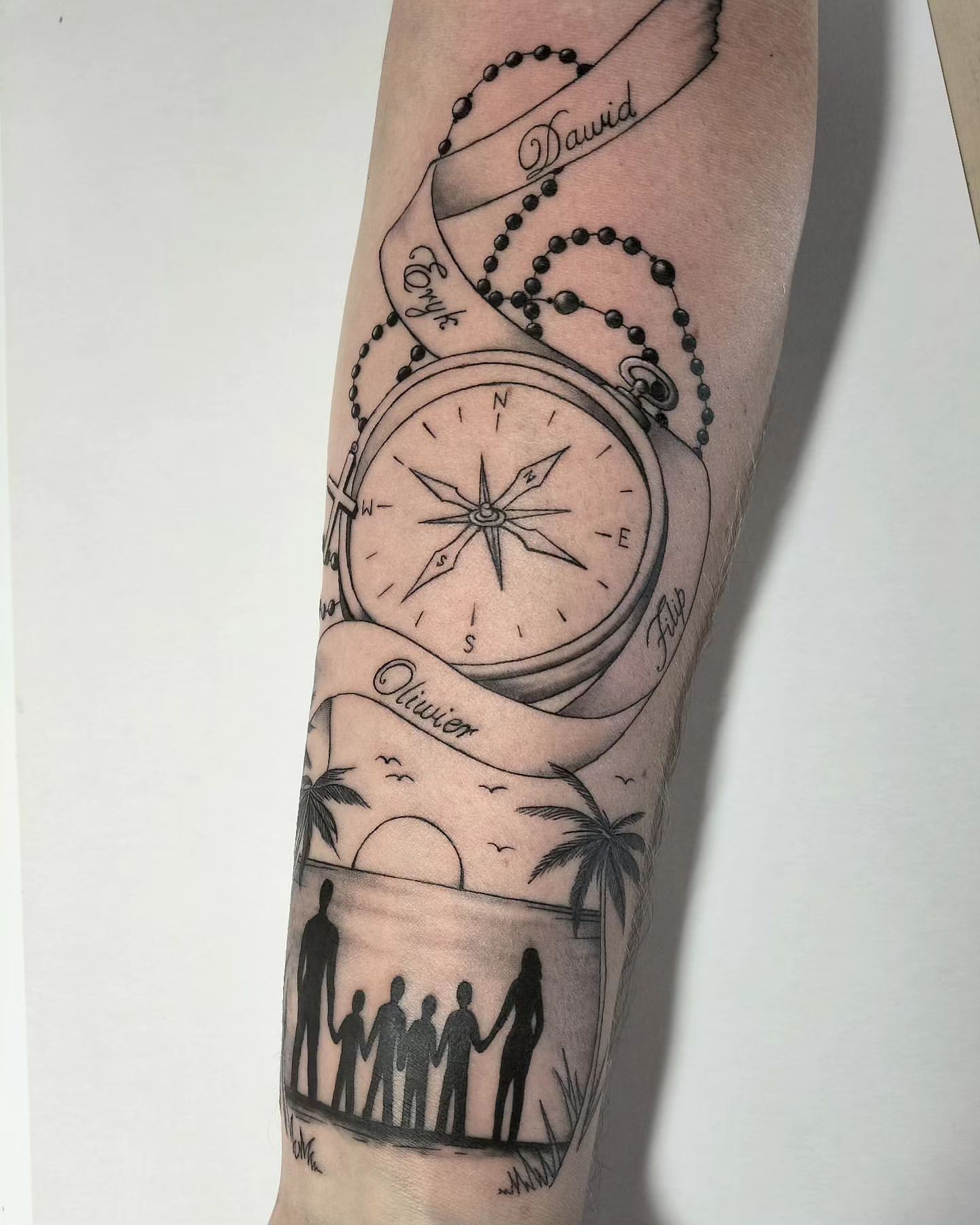 compass tattoo 
