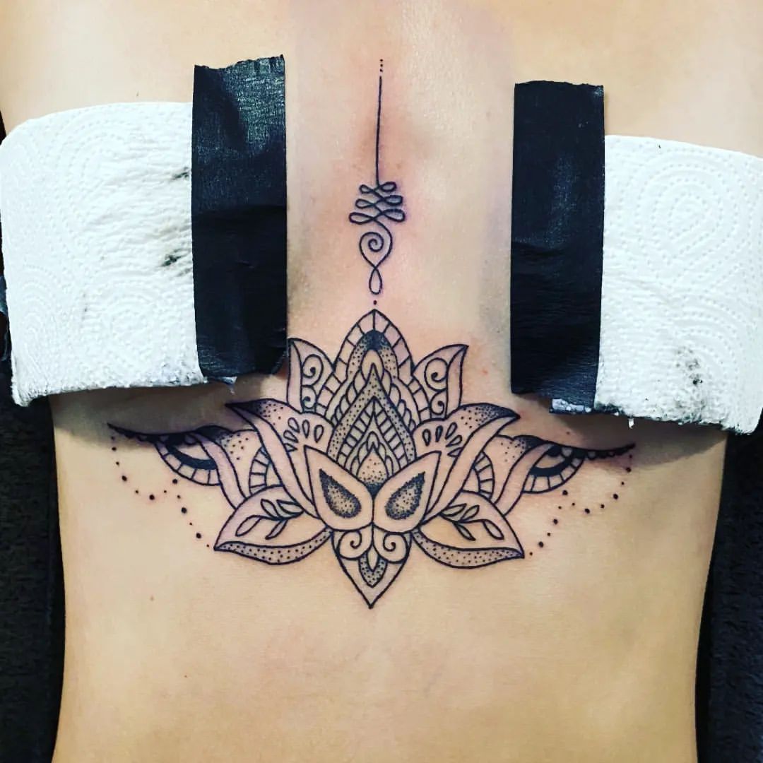 Sexy Tattoo Ideas For Women, Underboob Tattoo