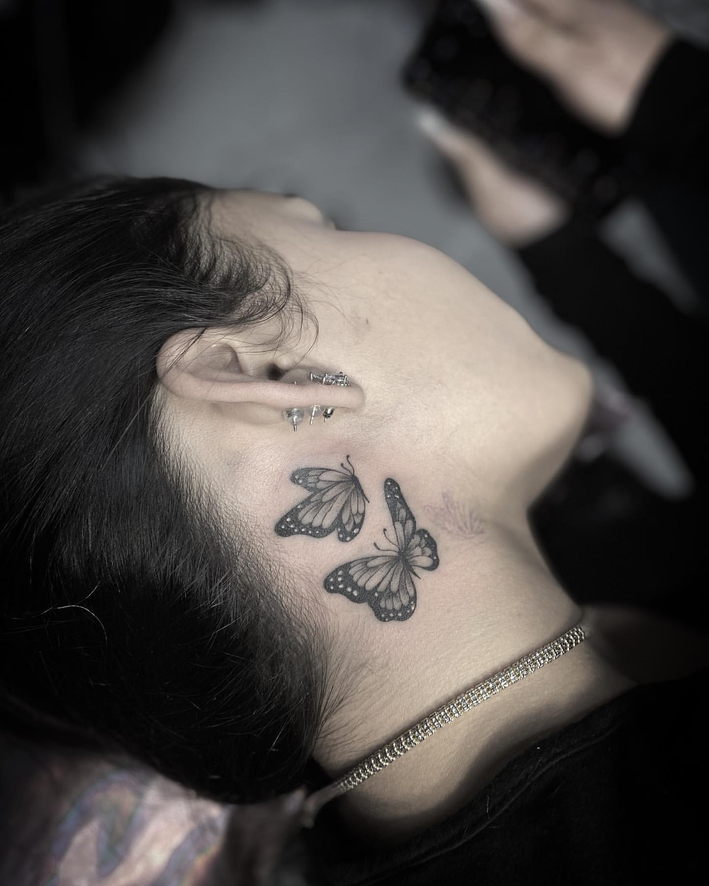 Butterfly Tattoo Ideas, Neck Tattoo