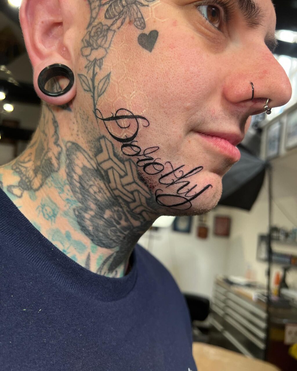Lush Face Tattoo Inspirations